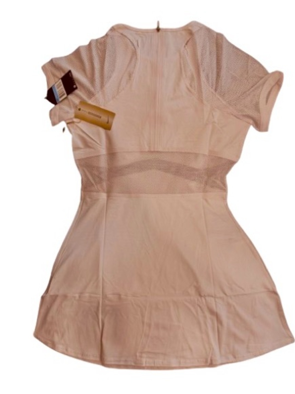 Nike MARIA SHARAPOVA women’s Blush Pink Mesh-Panel Tennis Dress. Size Medium - Picture 2 of 2